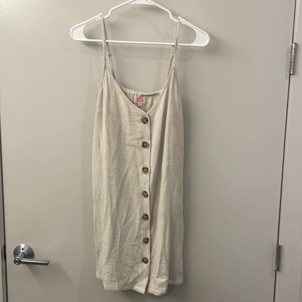 Pink Lily front button dress